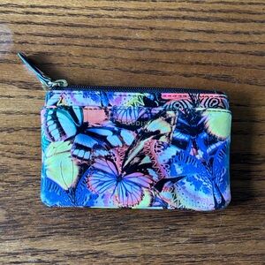 LODIS Rainbow Butterfly Coin Pouch RFID protection
